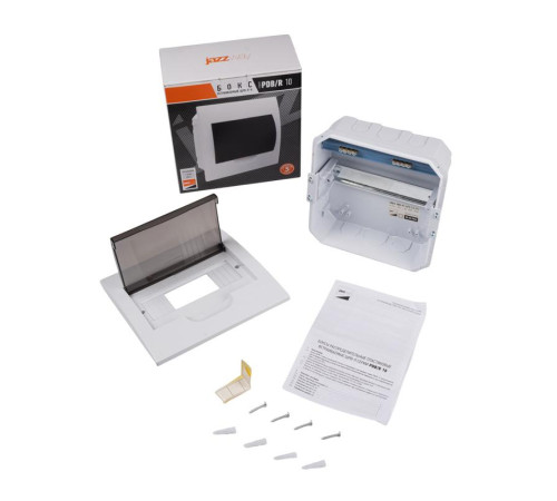 Бокс модульный встраив. PDB/R 1008 WH (ЩРВ-П- 8) IP41 пластик. Pro JazzWay 5071742