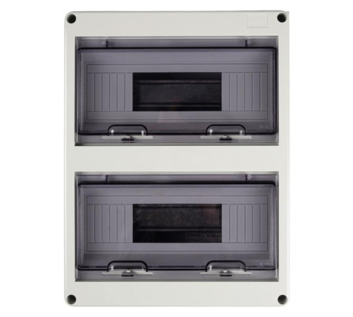 Бокс модульный накладной PDB/W 4024 GR (ЩРН-ПГ-24) IP65 пластик. Pro JazzWay 5072145