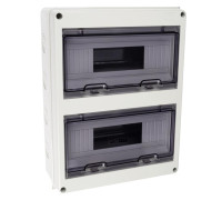 Бокс модульный накладной PDB/W 4024 GR (ЩРН-ПГ-24) IP65 пластик. Pro JazzWay 5072145
