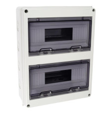 Бокс модульный накладной PDB/W 4024 GR (ЩРН-ПГ-24) IP65 пластик. Pro JazzWay 5072145