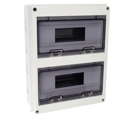 Бокс модульный накладной PDB/W 4024 GR (ЩРН-ПГ-24) IP65 пластик. Pro JazzWay 5072145