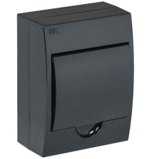 Корпус ЩРН-П-6 Krepta 3 IP41 навесной пластик. черн. IEK MKP12-N-06-41-K02