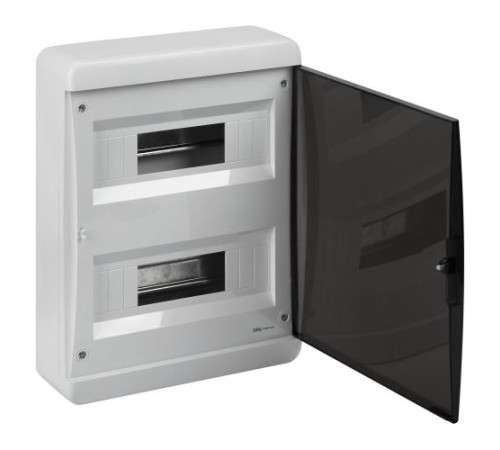 Корпус навесной COMFORT ЩРН-П-24 IP41 пластик.прозр. крышка бел. Эра Б0067244