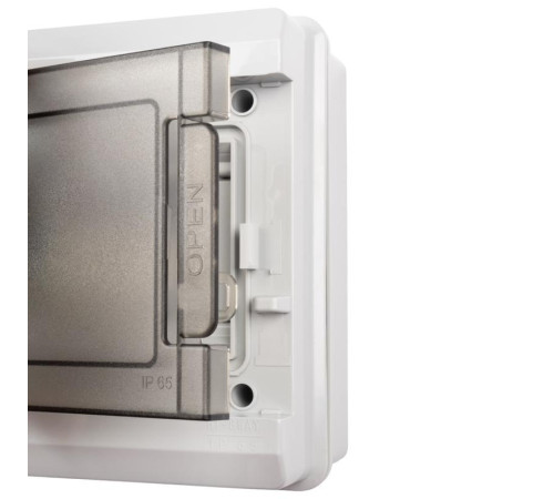 Бокс модульный накладной PDB/W 3008 GR (ЩРН-ПГ- 8) IP65 пластик. Pro JazzWay 5071988