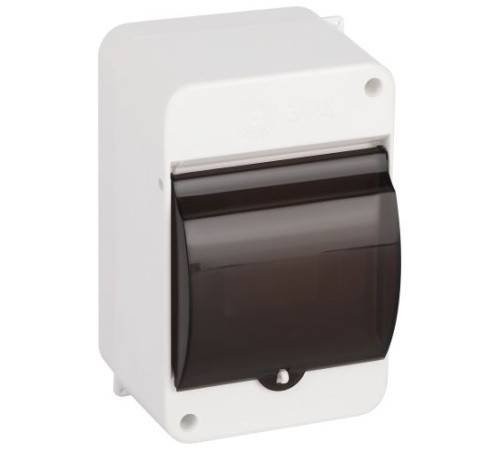Корпус навесной SIMPLE КМПн 1/4 IP30 пластик.; прозр. крышка; бел. Эра Б0069239