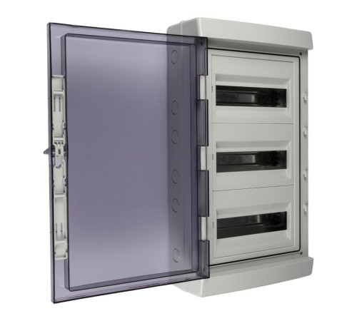 Бокс модульный накладной PDB/W 4036 GR (ЩРН-ПГ-36) IP65 пластик. Pro JazzWay 5072169