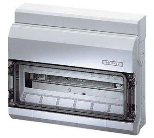 Бокс ОП IP54 для мод. автомат. 18мод. прозр. крыш. KV 1518 HENSEL 6100225 Бокс ОП IP54 для мод. автомат. 18мод. прозр. крыш. KV 1518 HENSEL 6100225