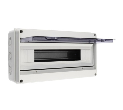 Бокс модульный накладной PDB/W 4018 GR (ЩРН-ПГ-18) IP65 пластик. Pro JazzWay 5072121