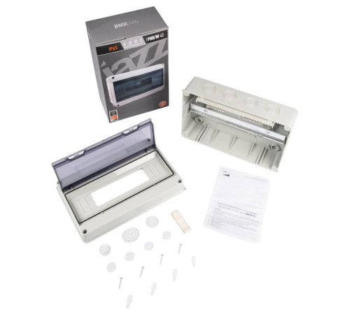 Бокс модульный накладной PDB/W 4015 GR (ЩРН-ПГ-15) IP65 пластик. Pro JazzWay 5072107