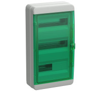 Корпус пластиковый КМПн-36 IP65 зел. прозр. дверь TEKFOR IEK TF5-KP72-N-36-65-K03-K06