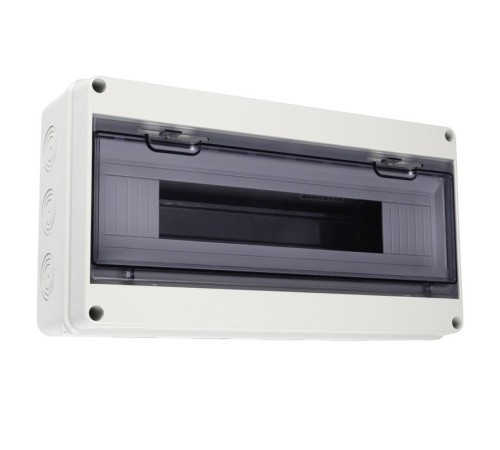 Бокс модульный накладной PDB/W 4018 GR (ЩРН-ПГ-18) IP65 пластик. Pro JazzWay 5072121