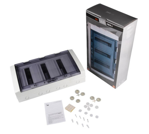 Бокс модульный накладной PDB/W 4036 GR (ЩРН-ПГ-36) IP65 пластик. Pro JazzWay 5072169