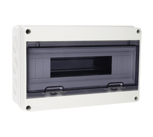 Бокс модульный накладной PDB/W 4015 GR (ЩРН-ПГ-15) IP65 пластик. Pro JazzWay 5072107