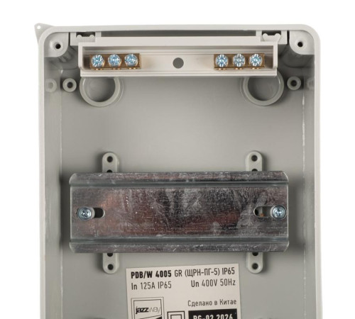 Бокс модульный накладной PDB/W 4005 GR (ЩРН-ПГ- 5) IP65 пластик. Pro JazzWay 5072053