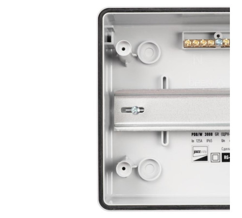 Бокс модульный накладной PDB/W 3008 GR (ЩРН-ПГ- 8) IP65 пластик. Pro JazzWay 5071988