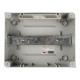 Бокс модульный накладной PDB/W 4012 GR (ЩРН-ПГ-12) IP65 пластик. Pro JazzWay 5072084