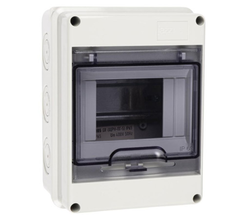 Бокс модульный накладной PDB/W 4005 GR (ЩРН-ПГ- 5) IP65 пластик. Pro JazzWay 5072053