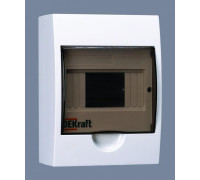 Корпус навесной ЩРН-П-6 20х15х10 6мод. IP41 пластик. DEKraft 31009DEK