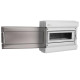 Бокс модульный накладной PDB/W 3012 GR (ЩРН-ПГ-12) IP65 пластик. Pro JazzWay 5072008