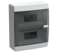 Корпус пластиковый ЩРН-П-18 IP41 черн. прозр. дверь UNION Compact IEK UIC-KP12-N-18-41-K01