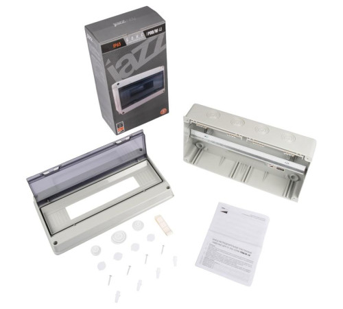 Бокс модульный накладной PDB/W 4018 GR (ЩРН-ПГ-18) IP65 пластик. Pro JazzWay 5072121