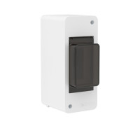 Щиток настенный 2мод. IP41 с тонированной дверцей бел. DKC F02W0WD