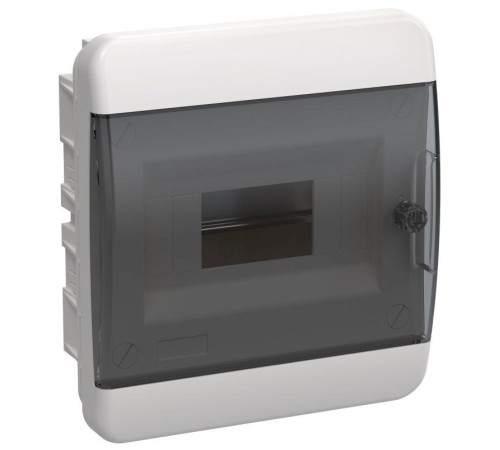 Корпус пластиковый ЩРВ-П-8 IP41 черн. прозр. дверь TEKFOR IEK TF5-KP12-V-08-41-K01-K03 Корпус пластиковый ЩРВ-П-8 IP41 черн. прозр. дверь TEKFOR IEK TF5-KP12-V-08-41-K01-K03