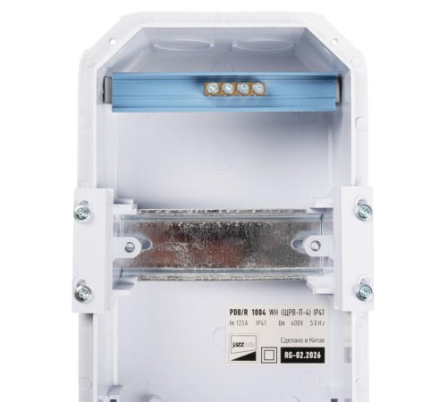 Бокс модульный встраив. PDB/R 1004 WH (ЩРВ-П- 4) IP41 пластик. Pro JazzWay 5071728
