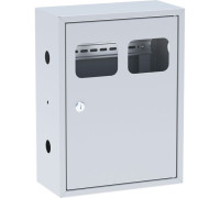 Щит ЯУР на 2 счетчика с двумя DIN-рейками (400х300х150) Basic EKF uerm-din-400-2