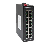 Коммутатор неуправляемый промышленный U-16T 16 портов 10/100Base-T(X) RJ45 монтаж на DIN-рейку TSX EKF TSX-U-16T