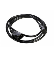 Шнур питания R-10-Cord-C13-C14-1.8 C13-С14 проводник. 3х1кв.мм 1.8м 220В 10А черн. Rem 892857