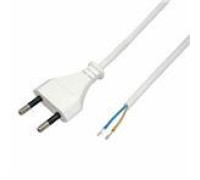 Провод с евроштекером 2м 2х05кв.мм 2.5А бел. Duwi 28564 9