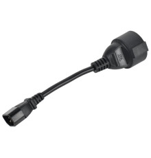 Адаптер PDU 3х1.5 10см с разъемами C14-Schuko ITK PC-C14D-10CM