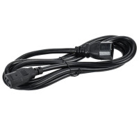 Кабель электропит. PDU 3х1.5 2м с разъемами С13-C14 ITK PC-C13C14-2M