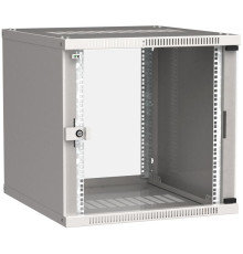 Шкаф LINEA WE 9U 600х600мм стекл. дверь сер. ITK LWE3-09U66-GF