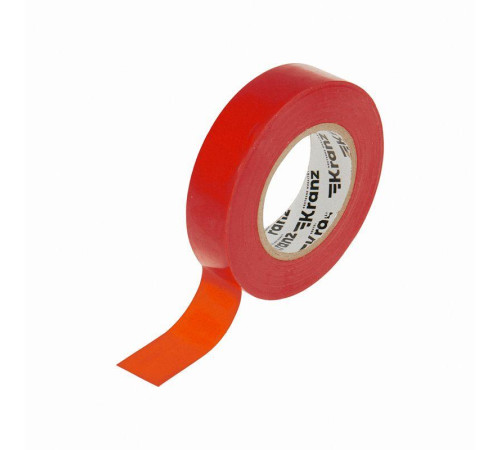 Изолента ПВХ 0.13х19мм 25м красная (уп.5шт) Kranz KR-09-2204