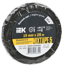 Изолента Х/Б 19мм 28м MIXTAPE 5 IEK UIZ20-19-28-K02