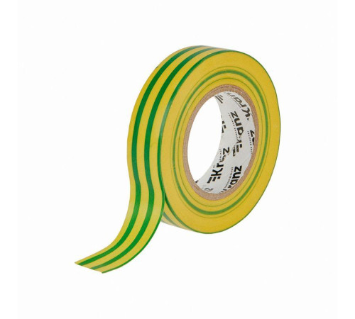 Изолента ПВХ 0.13х19мм 25м желт./зел. (уп.5шт) Kranz KR-09-2207