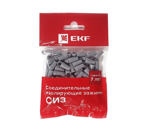 Соединитель проводов СИЗ-1 1-2.75кв.мм (уп.100шт) EKF plc-cc-3 Соединитель проводов СИЗ-1 1-2.75кв.мм (уп.100шт) EKF plc-cc-3
