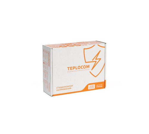 Стабилизатор сетевого напряжения Teplocom ST-555-И 220В 555 В.А Uвх.145-260В индикация Бастион 558