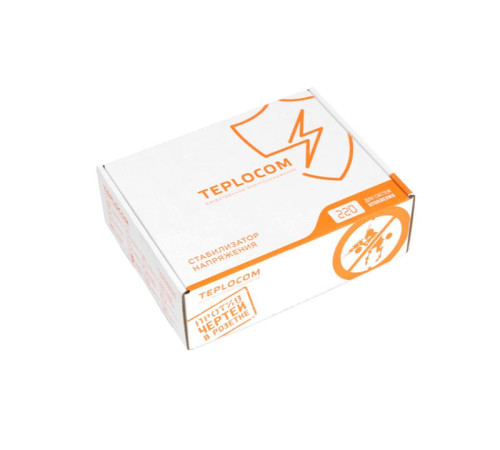Стабилизатор сетевого напряжения Teplocom ST-555-И 220В 555 В.А Uвх.145-260В индикация Бастион 558