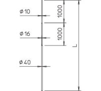 Мачта молниеприемная isFang 101 3B-4000 (дл.4м) OBO 5402864