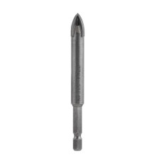 Сверло по стеклу и керамике 12мм 4 грани шестигранный хвостовик Kranz KR-91-0652