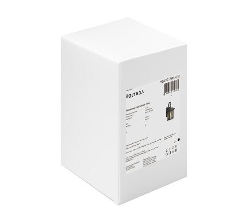 Светильник Saga 1х40Вт E27 IP44 бра настен. Voltega VGL7218WL-01B