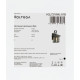 Светильник Saga 1х40Вт E27 IP44 бра настен. Voltega VGL7218WL-01B