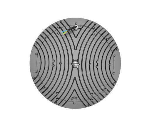 Светильник светодиодный ДСП IB 02 S 100W VW 850 BK CL 297х297х84 5мм 100Вт 5000К IP65 подвес черн. High Bay Русский Свет 16090223710