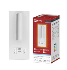 Светильник светодиодный NOTA P1565-30USB-WH 15Вт 6500К с подсветкой 3000К USB type C бел. IN HOME 4690612060170