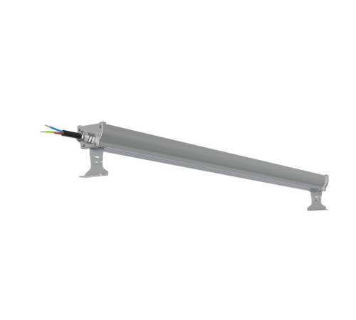 Светильник светодиодный ДСП WP 24 C 120W W 840 L1200 SI CL 1280х100х85мм 120Вт 4000К IP66 пылевлагозащ. Русский Свет 27072423919