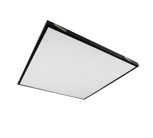 Светильник светодиодный ДВО PPL 588/G OPAL 40Вт 4000К IP40 588х588х25мм BLACK Грильято Pro JazzWay 5062023