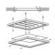 Светильник светодиодный PPL SPEC 02 Opal 40Вт 6500К IP40 3620лм 165-265В 595х595х25 Ra>90 ДВО/ДПО равномерная засветка рассеив. V2 негорюч. панель бел. Pro+ JazzWay 5068933